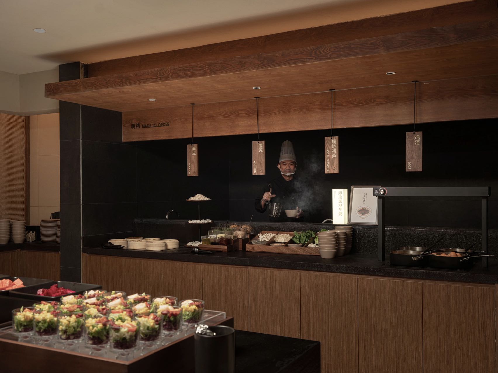 Breakfast and pre-ski prep - Shangdao Ski