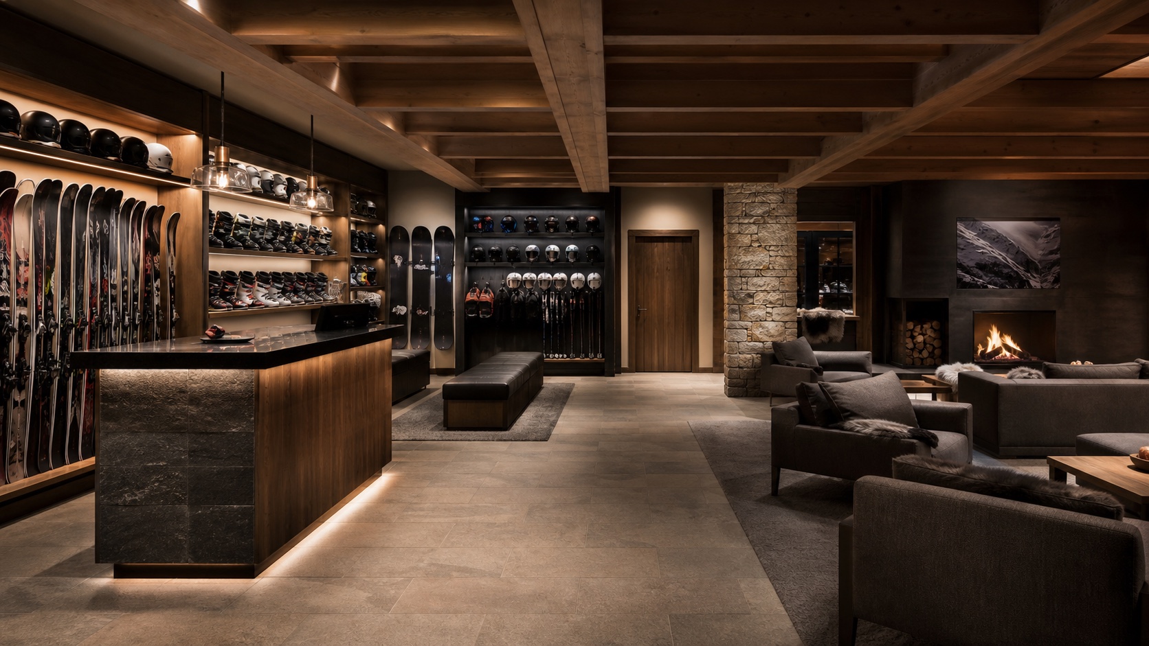 Dedicated club ski shop and VIP rest area - Shangdao Ski